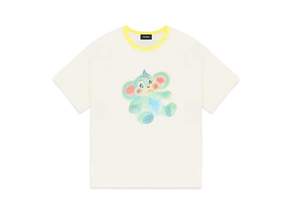 WE11DONE Monster T-shirt "Yellow"