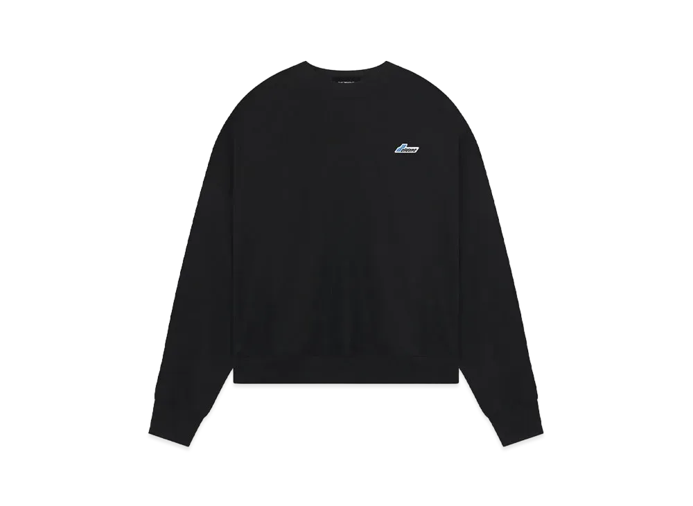 WE11DONE Embroidered Wappen Sweatshirt "Black"