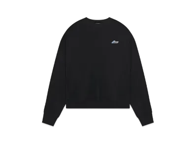 WE11DONE Embroidered Wappen Sweatshirt "Black"