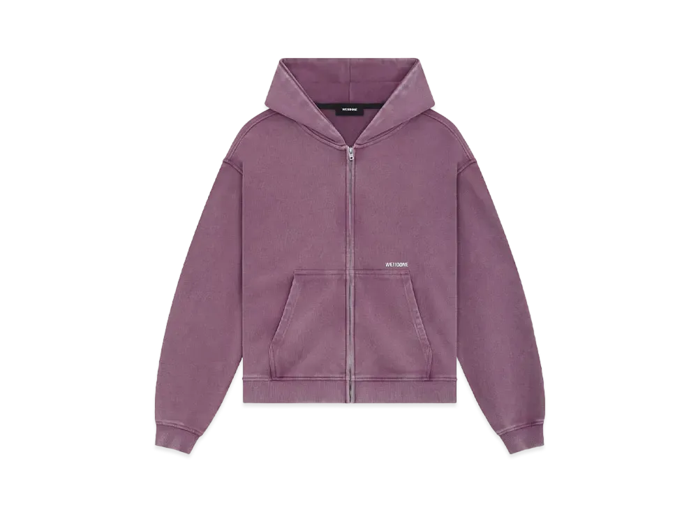 WE11DONE Tail Zip-up Hoodie "Pink"