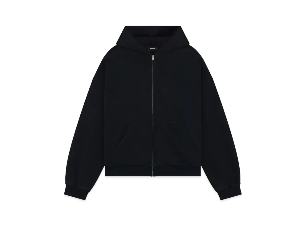 WE11DONE Spike Zip-up Hoodie "Black"
