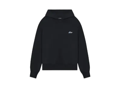WE11DONE Logo Embroidered Wappen Hoodie "Black"