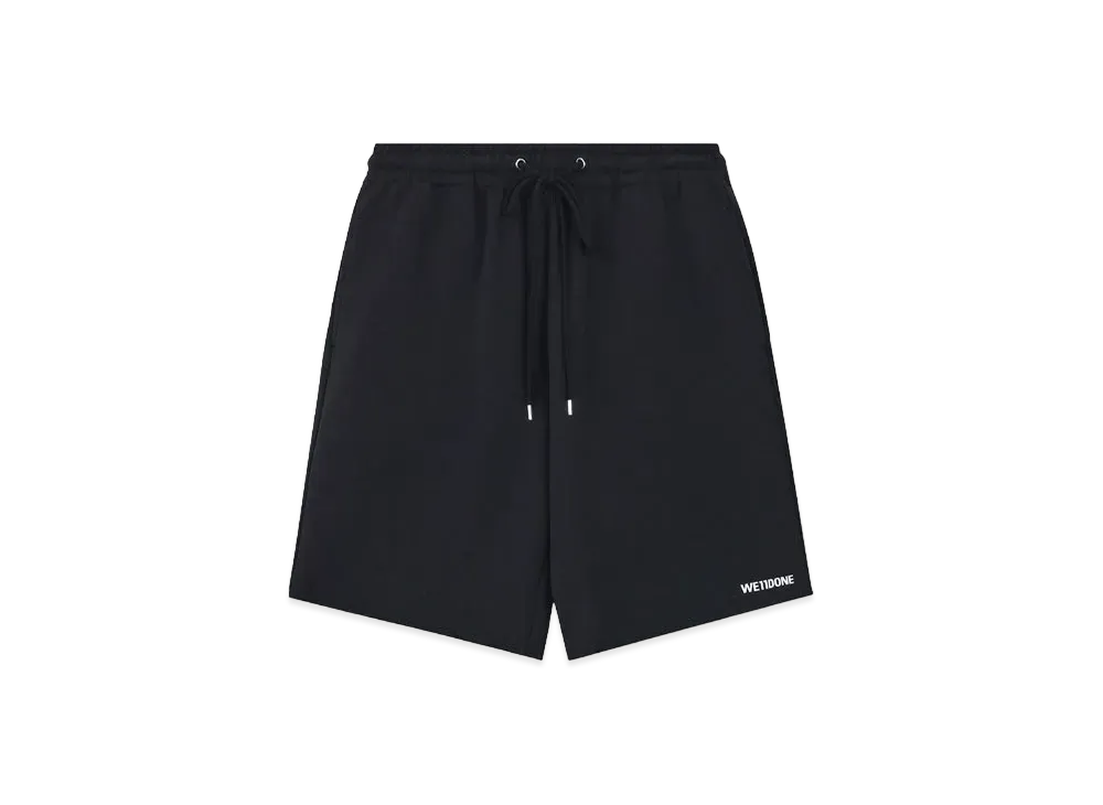 WE11DONE Basic Logo Shorts "Black"