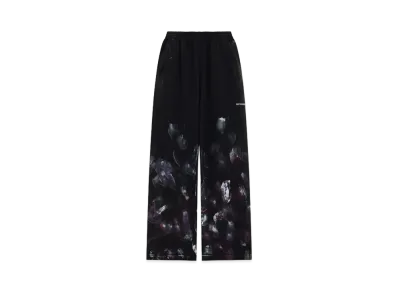 WE11DONE Multi-color Jersey Sweatpants "Black"