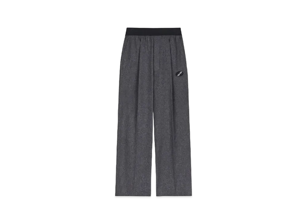 WE11DONE Logo Trousers "Charcoal"