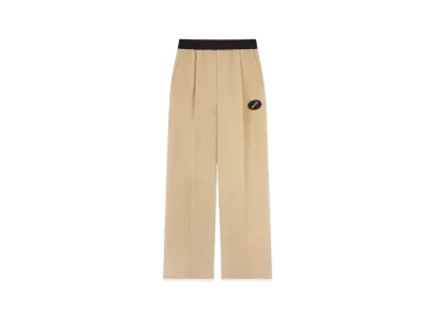 WE11DONE Logo Trousers "Beige"