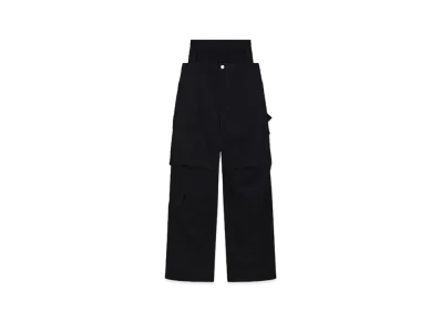 WE11DONE Sagging Cargo Pants "Black"