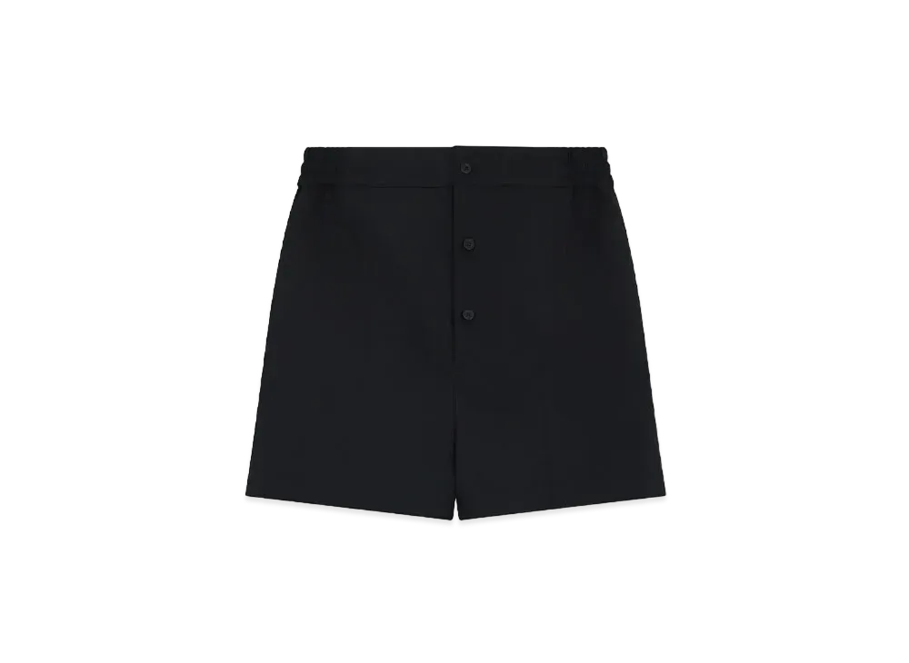 WE11DONE Button Shorts "Black"