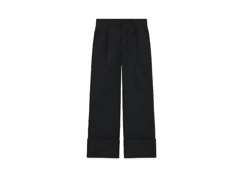 WE11DONE Wide Roll-up Pants "Black"