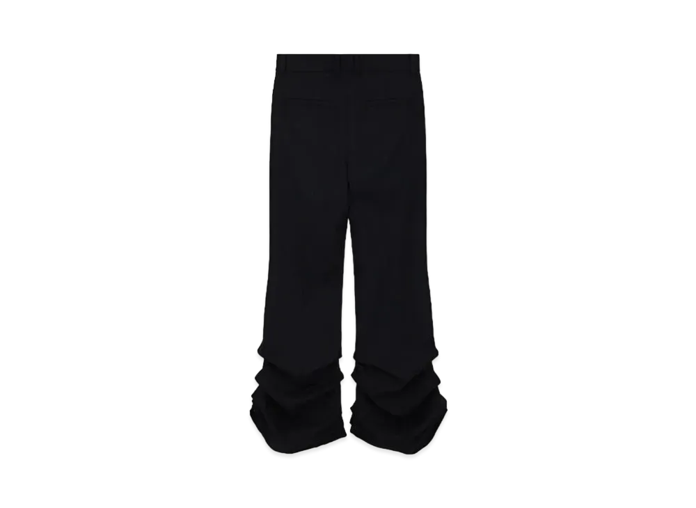 WE11DONE Wave Bootcut Pants "Black"