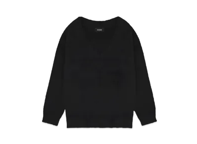 WE11DONE Mohair Knit Sweater "Black"