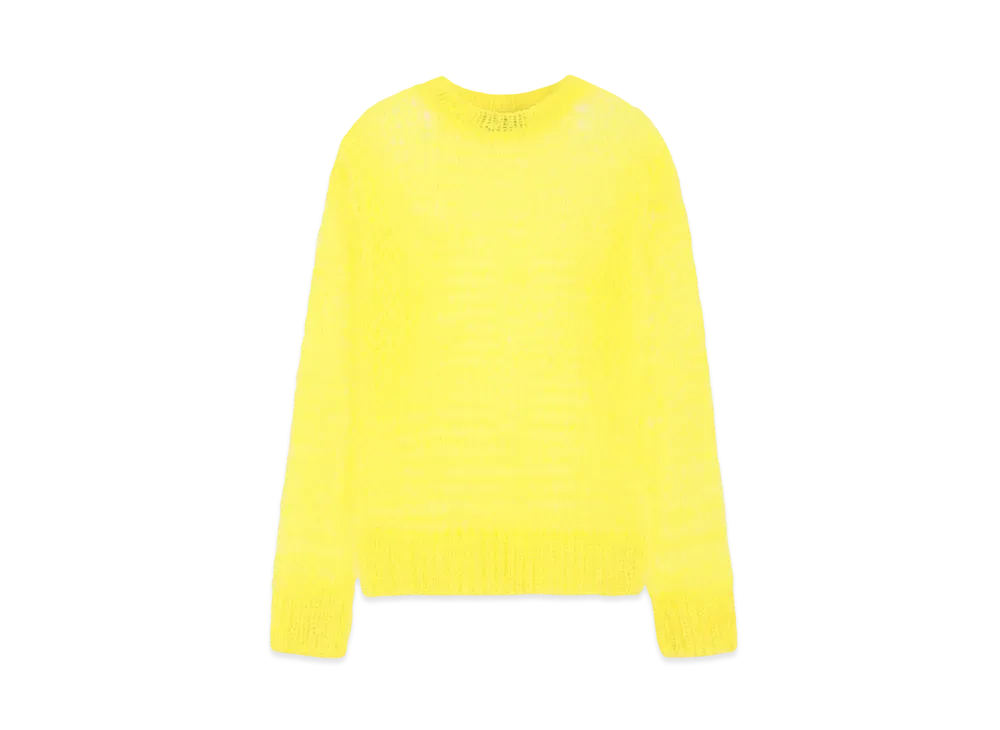 WE11DONE Open Knit Sweater "Yellow"