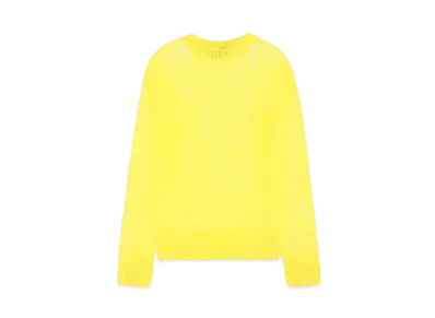 WE11DONE Open Knit Sweater "Yellow"