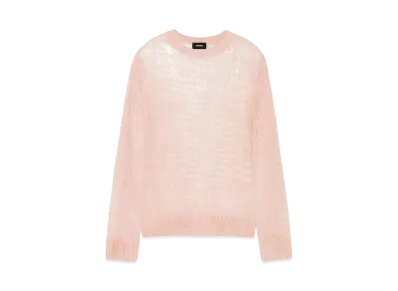 WE11DONE Open Knit Sweater "Light Pink"