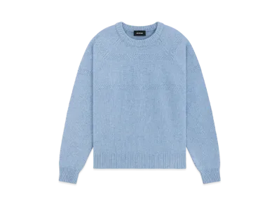 WE11DONE Cable Knit Sweater "Sky"