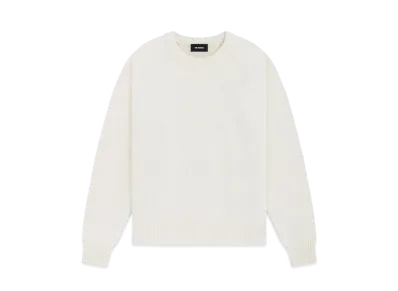 WE11DONE Cable Knit Sweater "Ivory"