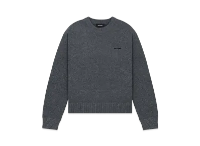WE11DONE Logo Knit Sweater "Gray"