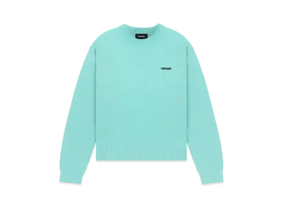 WE11DONE Logo Knit Sweater "Mint"