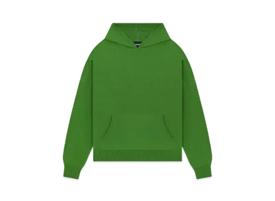 WE11DONE Logo Knit Hoodie "Olive"