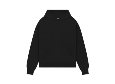 WE11DONE Logo Knit Hoodie "Black"