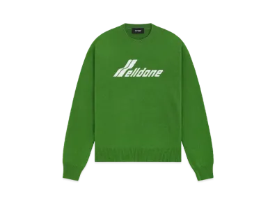 WE11DONE Logo Knit Sweater "Olive"