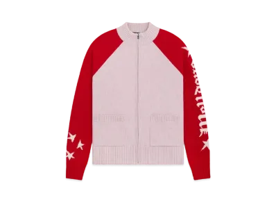 WE11DONE Color Blocked Logo Jacket "Light Pink"