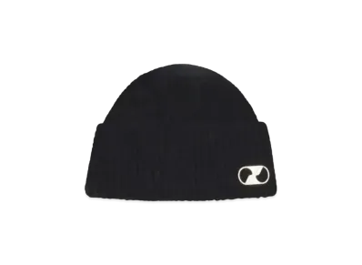 WE11DONE Metal Logo Short Beanie "Black"