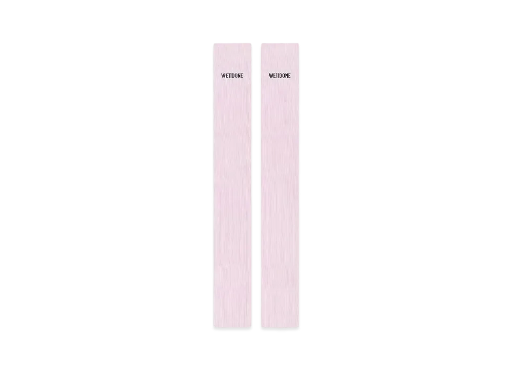 WE11DONE Leg Warmers "Light Pink"