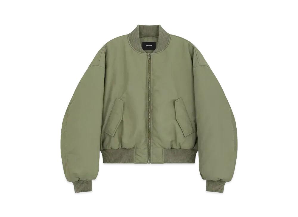 WE11DONE Puff Bomber Jacket "Khaki"