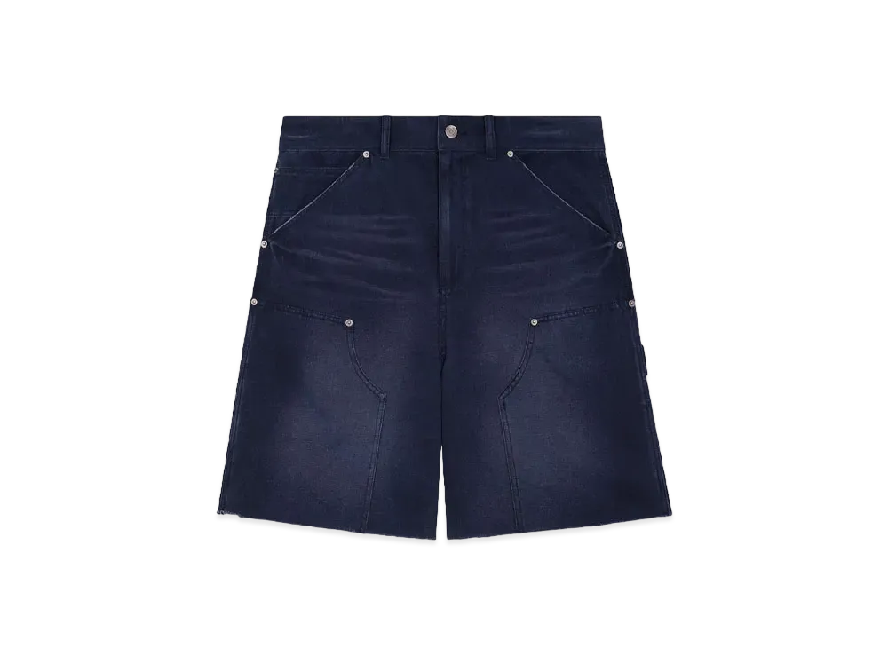 WE11DONE Bermuda Carpenter Pants "Navy"