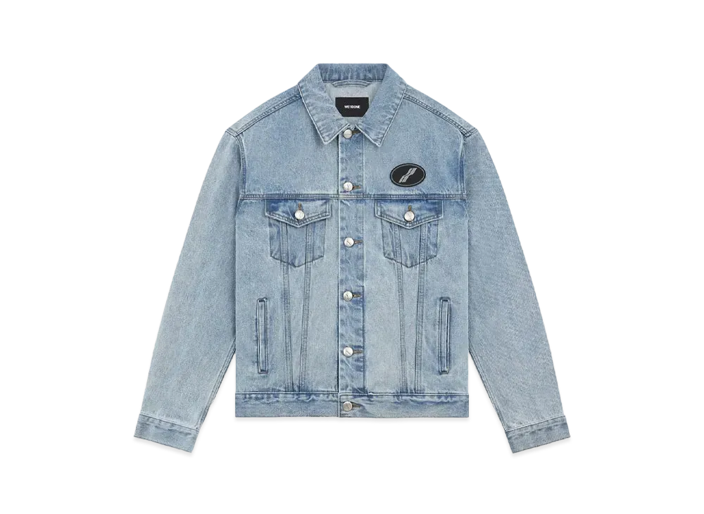 WE11DONE Oversized Denim Jacket "Ice"