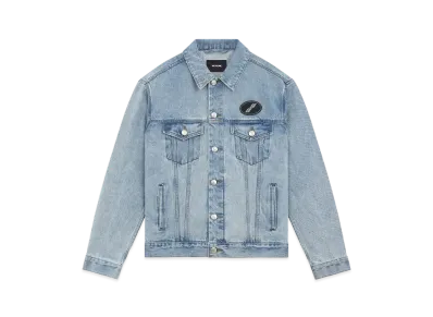 WE11DONE Oversized Denim Jacket "Ice"
