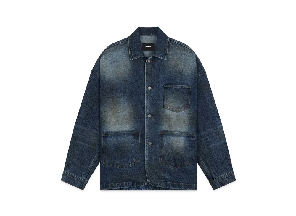 WE11DONE Oversized Denim Jacket "Blue"