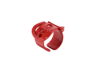 WE11DONE Belt Ring "Red"