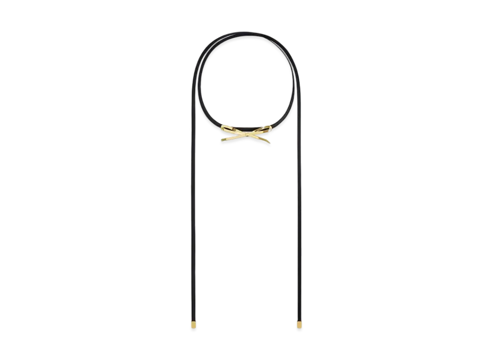 WE11DONE Bow Choker "Gold"