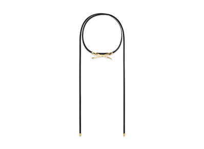 WE11DONE Bow Choker "Gold"
