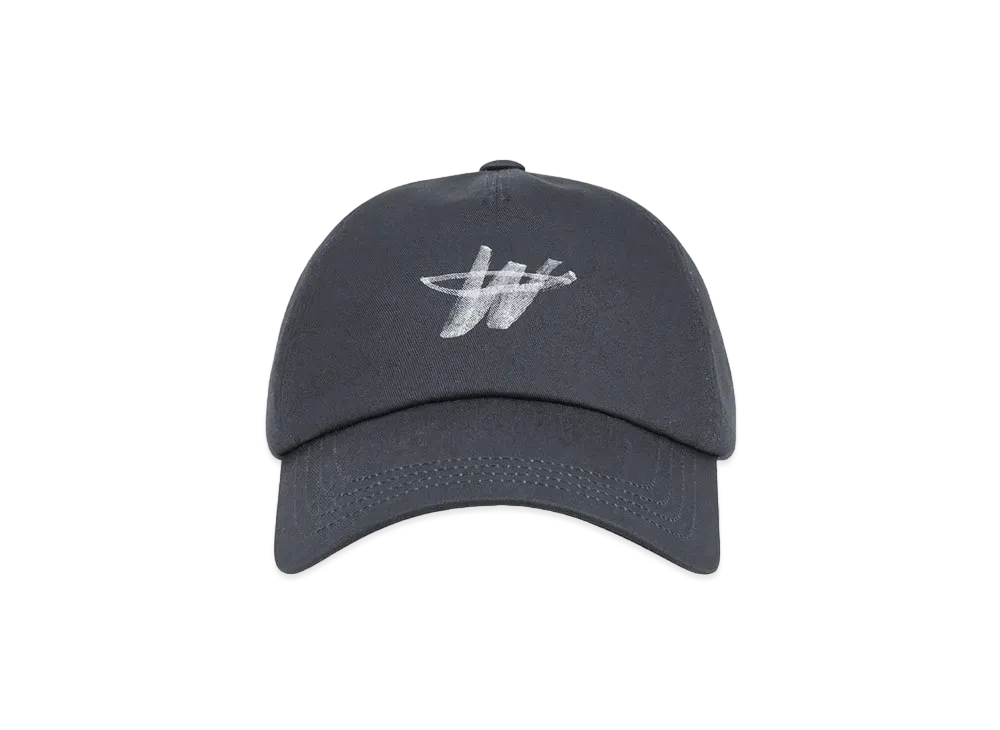 WE11DONE WD One Logo Cap "Charcoal"
