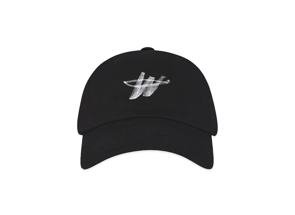 WE11DONE WD One Logo Cap "Black"