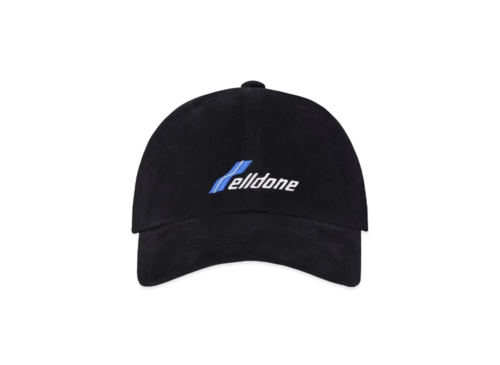 WE11DONE WD Logo Cap "Black"