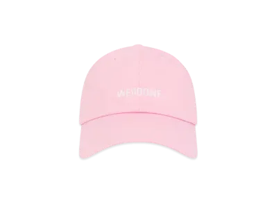 WE11DONE Basic Small Logo Cap "Light Pink"