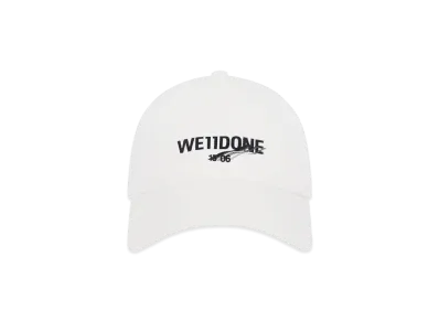WE11DONE Basic 1506 Logo Cap "White"