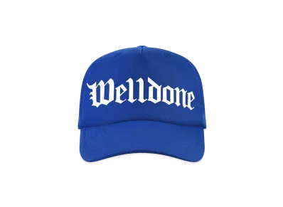 WE11DONE Gothic Logo Baseball Cap "Blue"