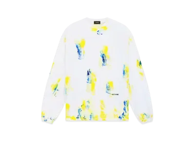 WE11DONE Painted T-shirt "White"