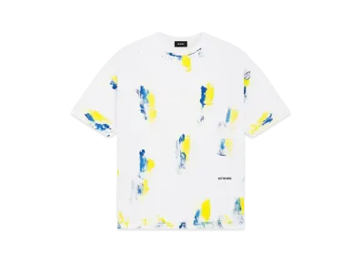 WE11DONE Painted T-shirt "White"