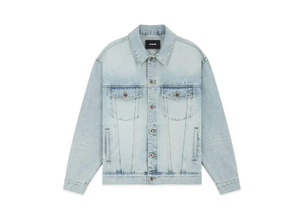 WE11DONE Washed Denim Jacket "Sky"