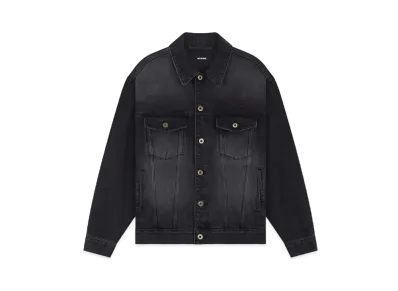 WE11DONE Washed Denim Jacket "Black"