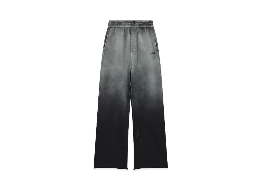 WE11DONE Gradation Jersey Pants "Black"