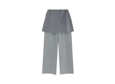 WE11DONE Layered Jersey Pants "Melange Gray"