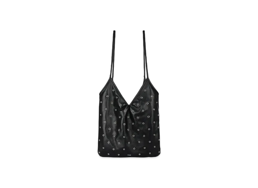 WE11DONE Eyelet Touch Bag "Black"