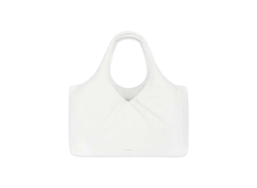 WE11DONE Padded Shopper Bag "White"